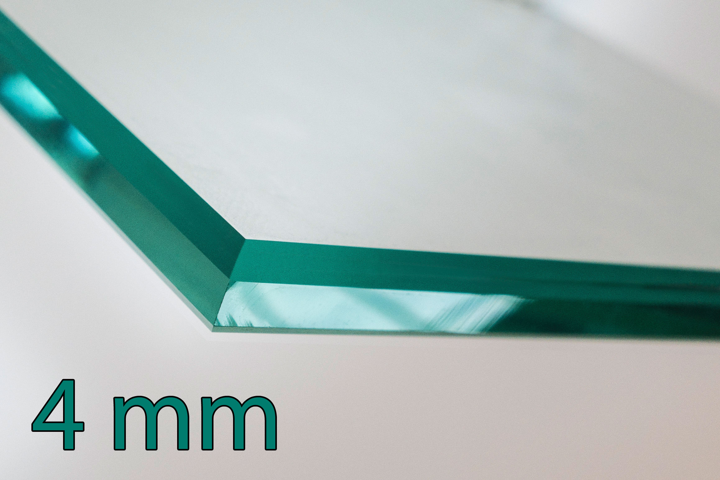 ESG Tischglas Satiniert nach Maß 4mm Zuschnitt  Glasboden Glasplatte Wunschmaß